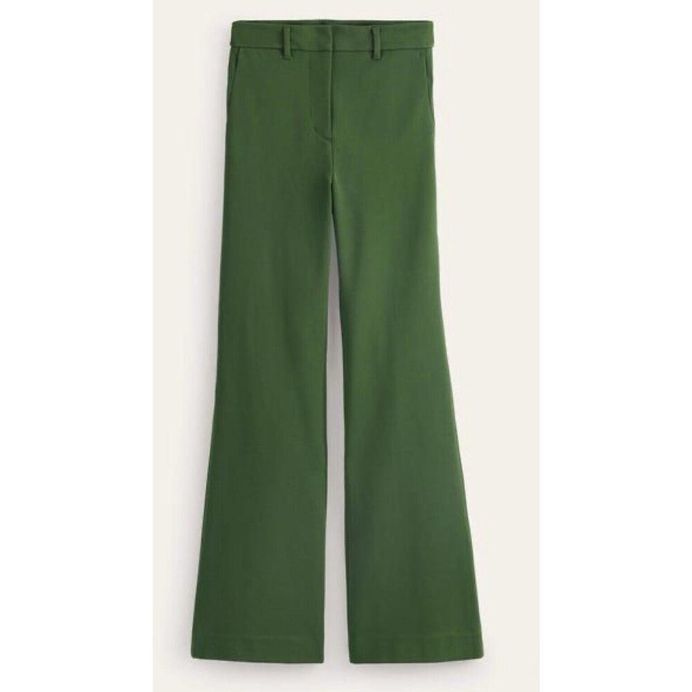 Boden Pants Trousers Women’s Sz 6 6R US Winter Green Brompton Jersey Ponte